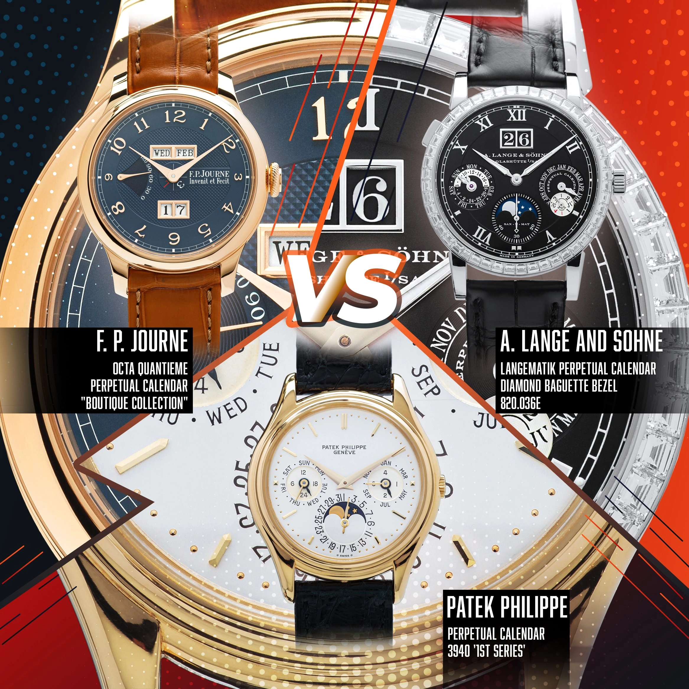 The Ultimate Perpetual Calendar Comparison: Patek vs. Journe vs. Lange