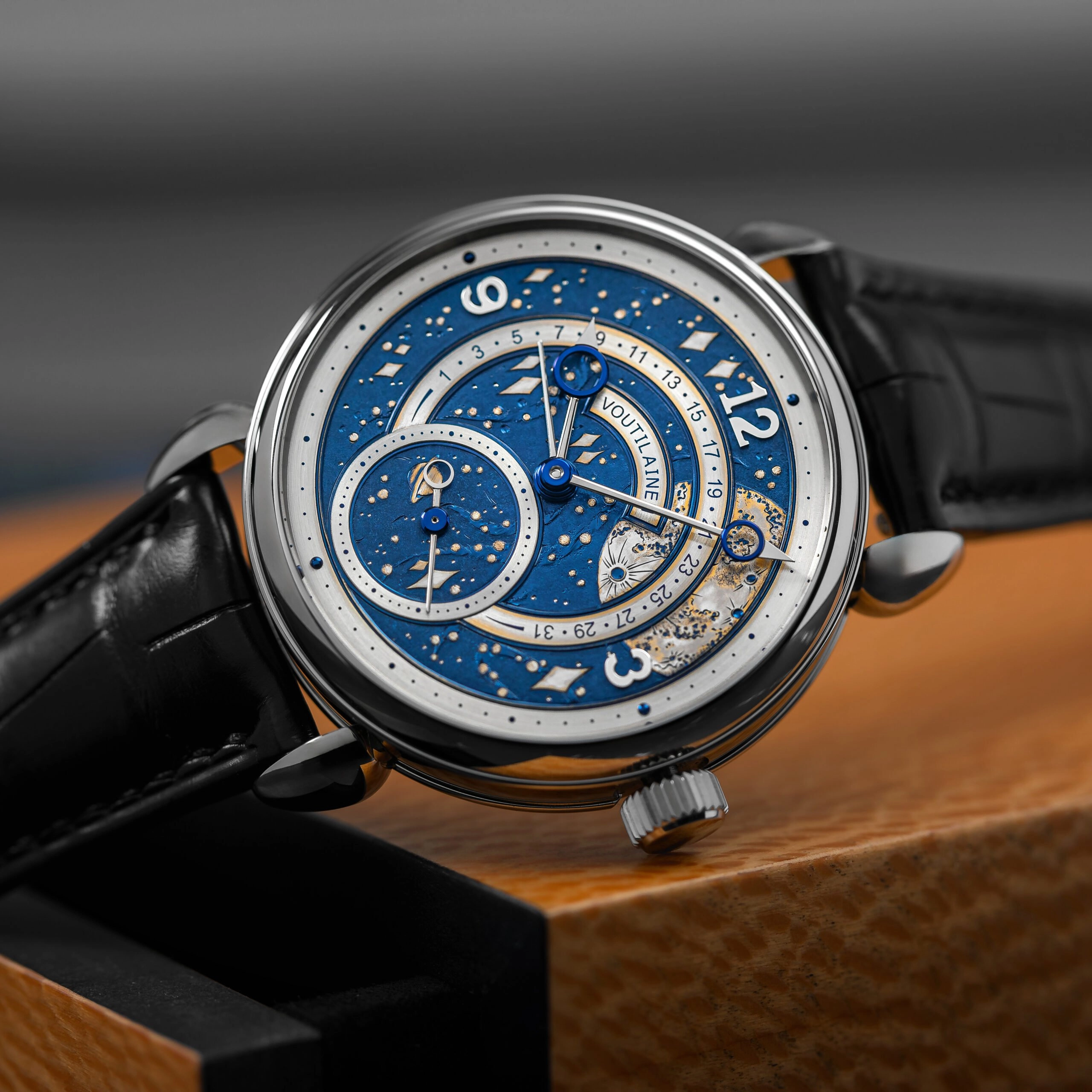 Beyond the Clouds: The Kari Voutilainen Retrograde Date "Night Sky" Piece Unique Ref. 217QRS