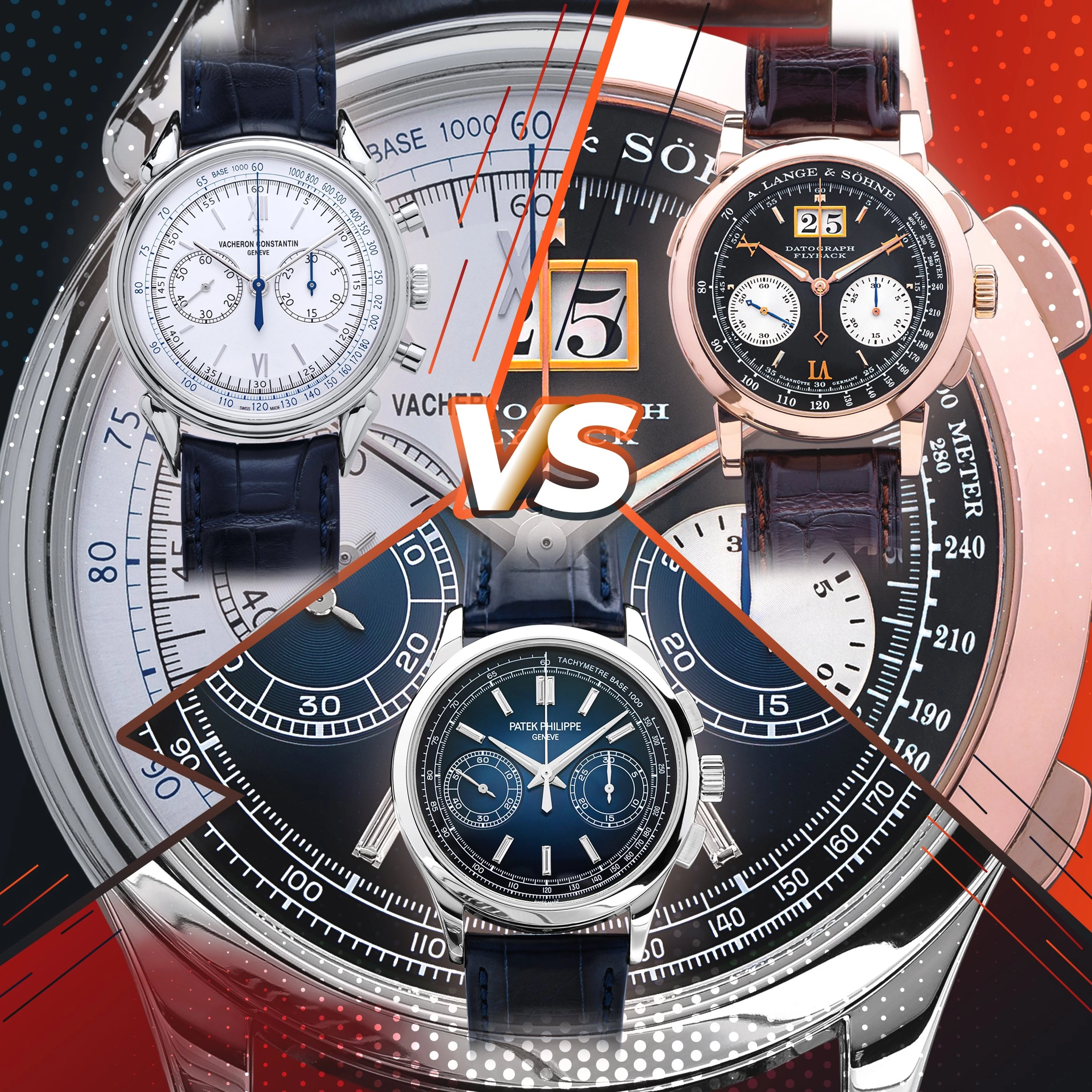 Ultimate Dress Chronograph Comparison: Patek vs Vacheron Constantin vs Lange