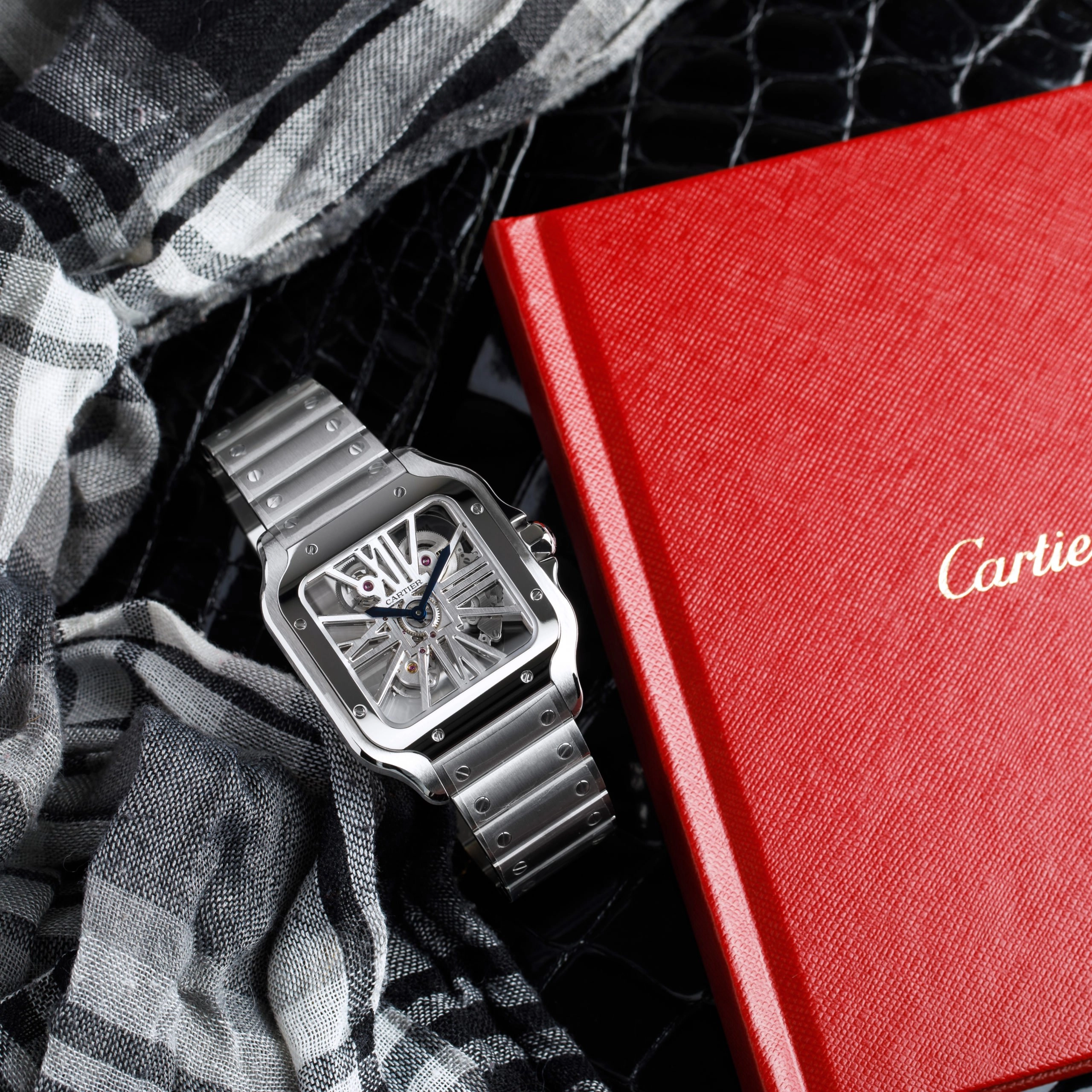 A Stainless Steal: The Cartier Santos De Cartier Skeleton