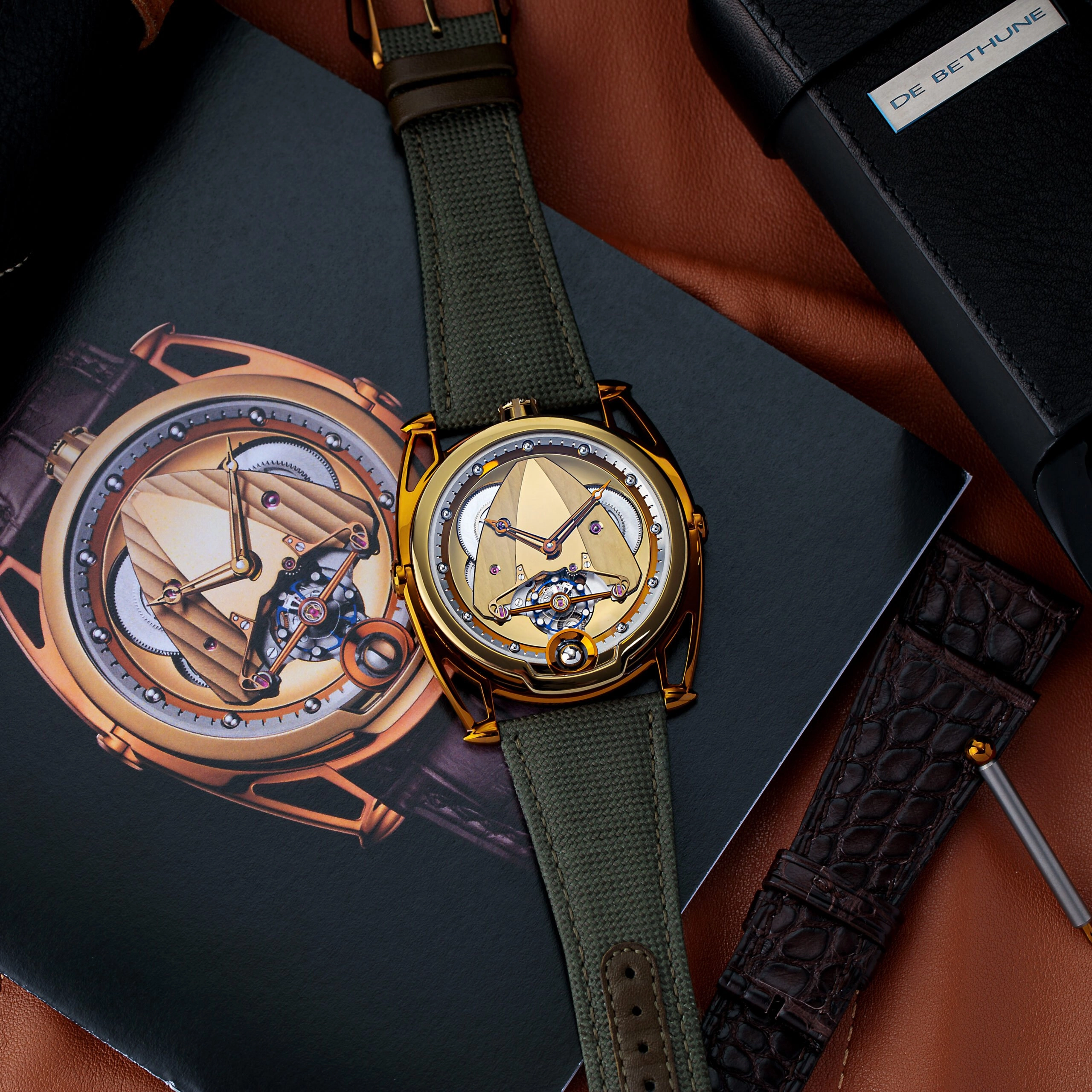 Innovative From Every Angle: The De Bethune DB28YT "Yellow Tones"