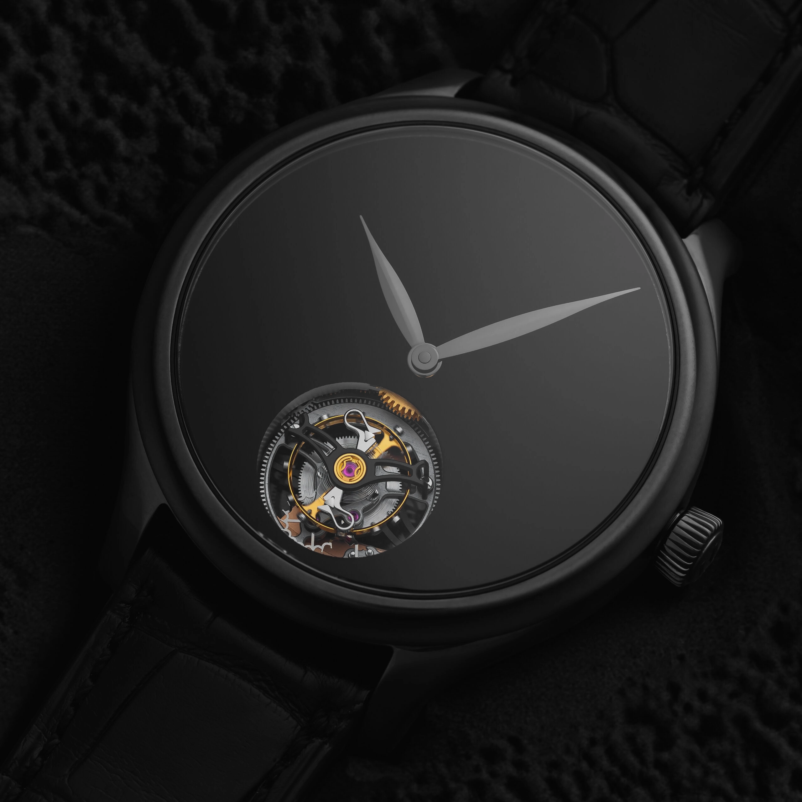 Historical Modernity: The H. Moser &amp; Cie. Endeavour Tourbillon Vantablack Limited Edition