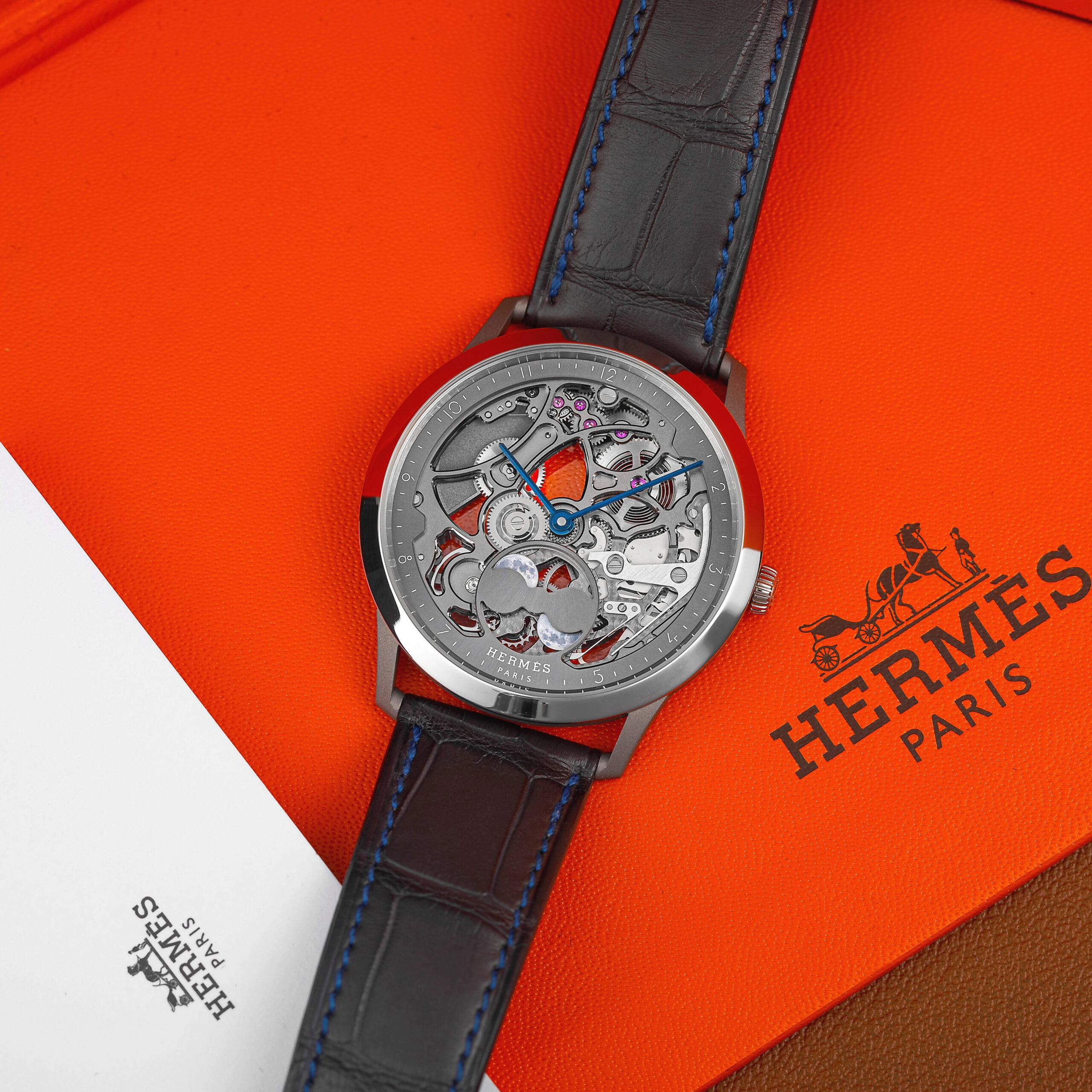 Hermès Slim d'Hermès Squelette Lune: Saddle Up for Serious Watchmaking