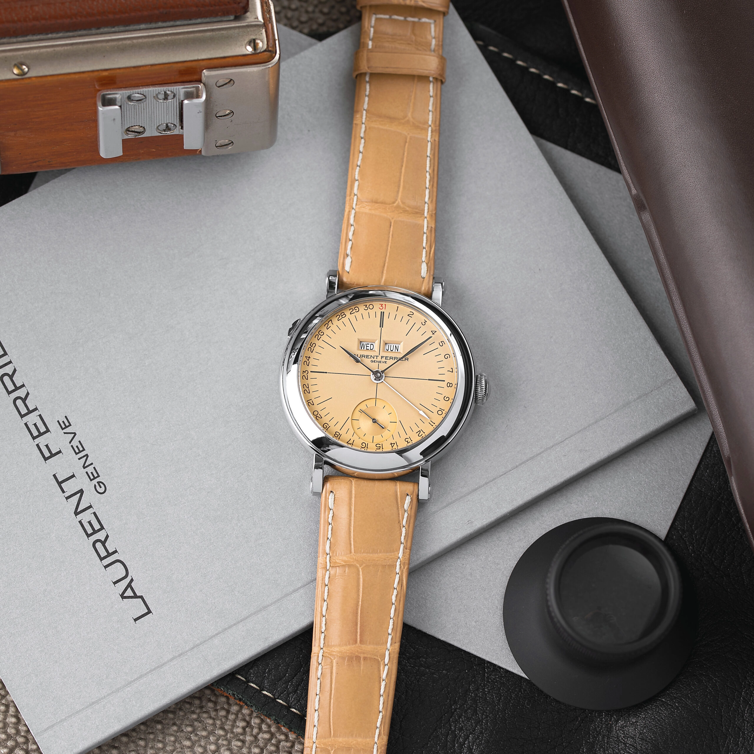 New &amp; Noteworthy: The Laurent Ferrier Galet Annual Calendar Montre École “Vintage”