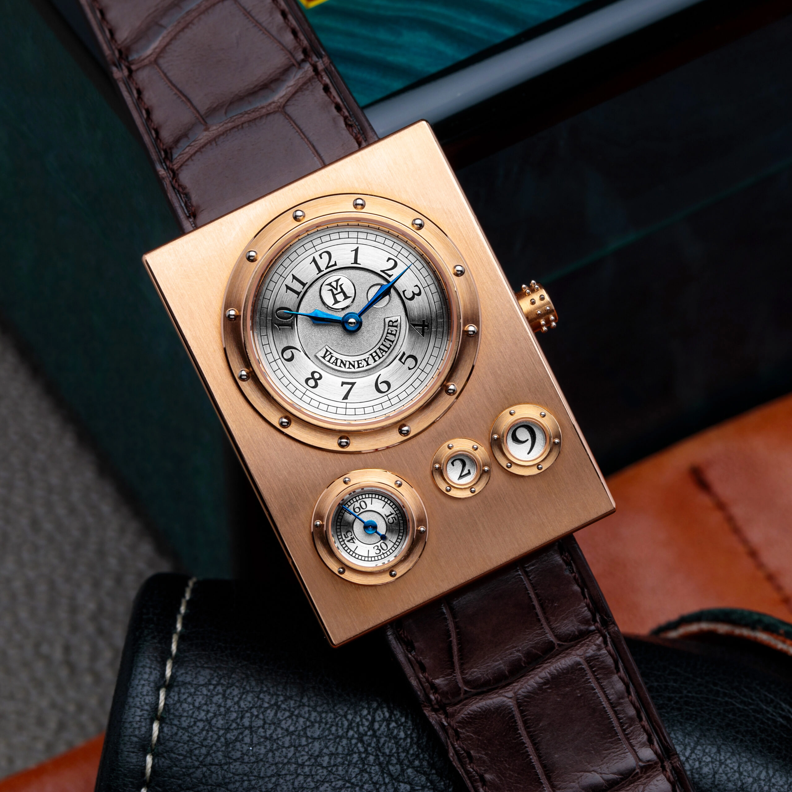 From the Steampunk Master: The Vianney Halter Trio Grande Date