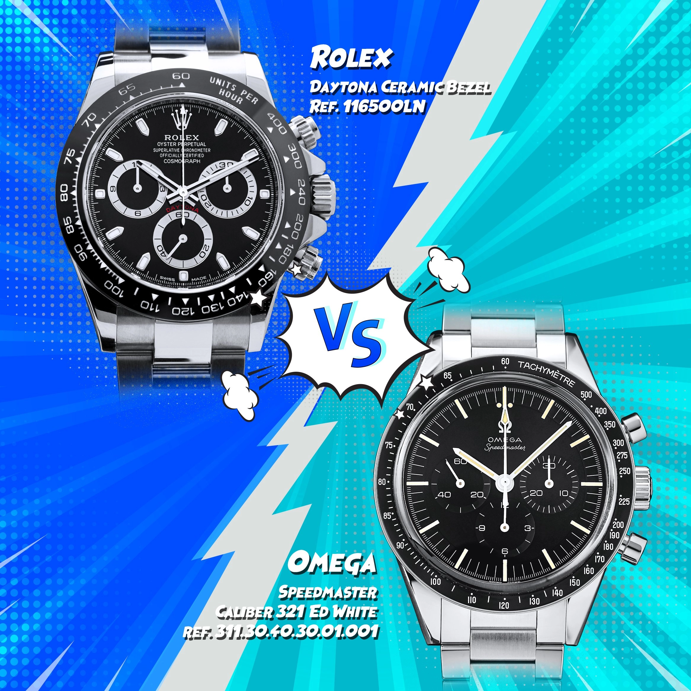 Chrono Clash: Rolex Daytona vs. Omega Speedmaster “Ed White”