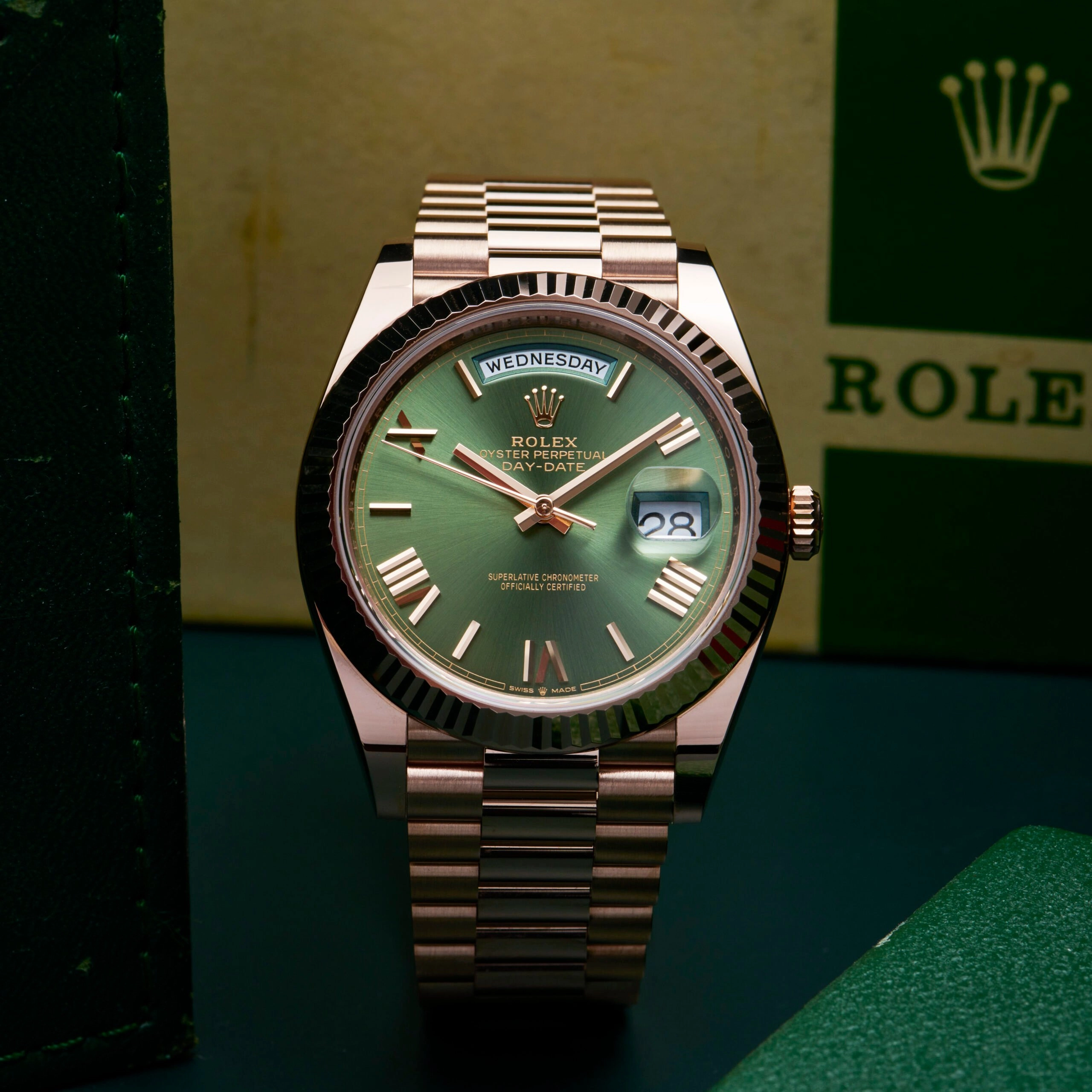 Modern Yet Classic: The Rolex Day-Date in Everose Gold Ref. 228235-0025