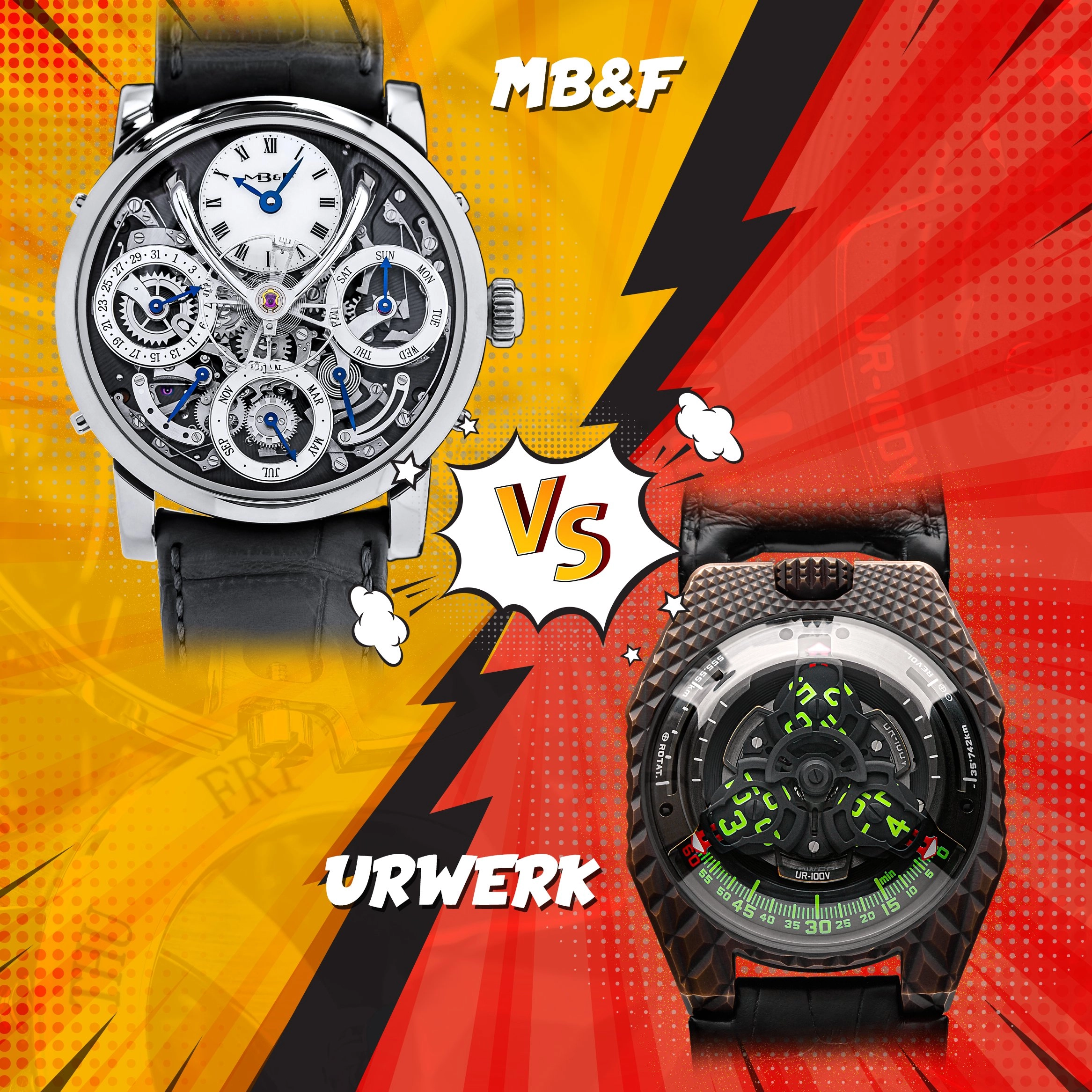 Horological UFOs: Urwerk vs MB&amp;F